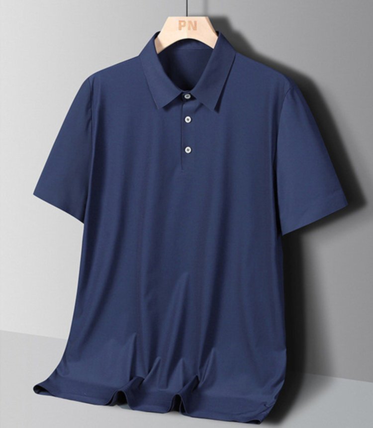 Summer ice cool men's POLO t-shirt